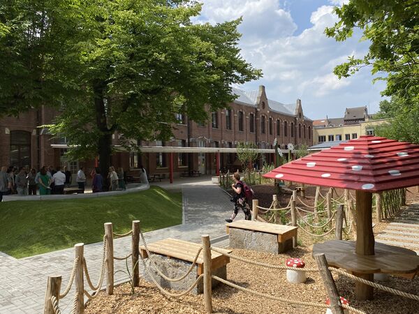 Schoolplaats van de school Ulenspiegel